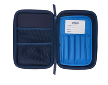 Load image into Gallery viewer, Mesh Hardtop Pencil Case - Navy