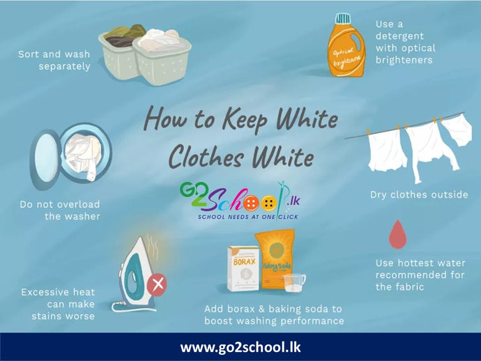 HOW TO KEEP WHITE UNIFORM WHITE