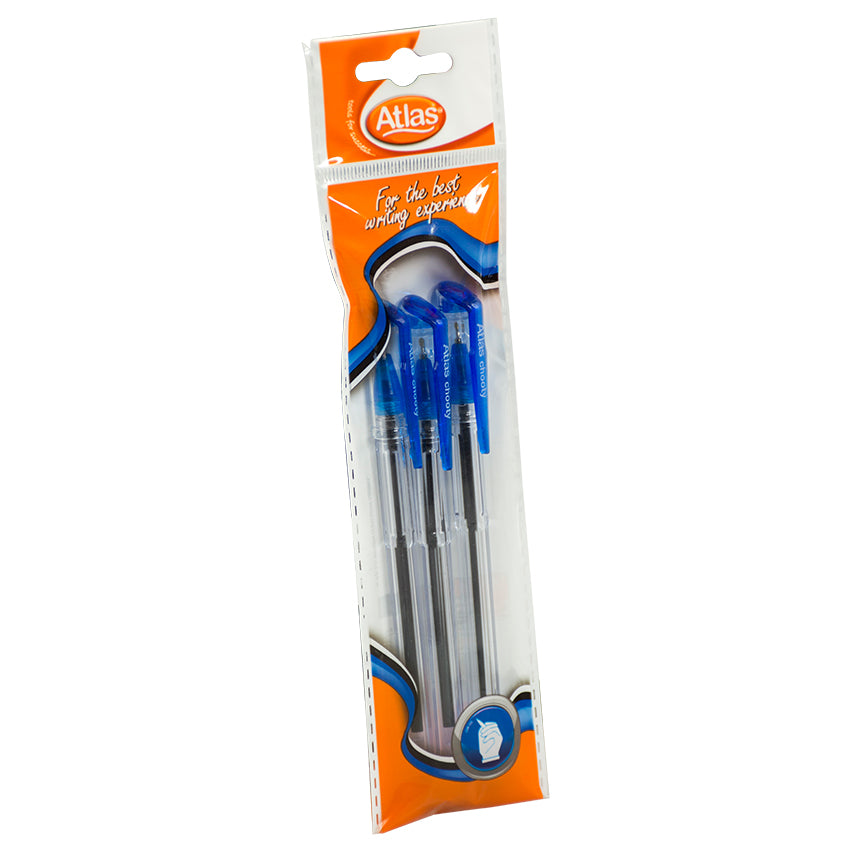 Atlas Pen Chooty Blue - Pack of 3