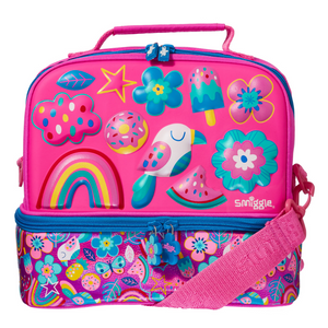 Flow Hardtop Lunchbox With Strap - Pink