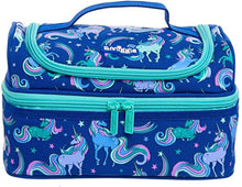 Load image into Gallery viewer, Good Vibes Double Decker Lunchbox - Blue
