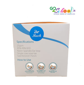 Dr.Mask - 3 PLY Surgical Face Mask Box