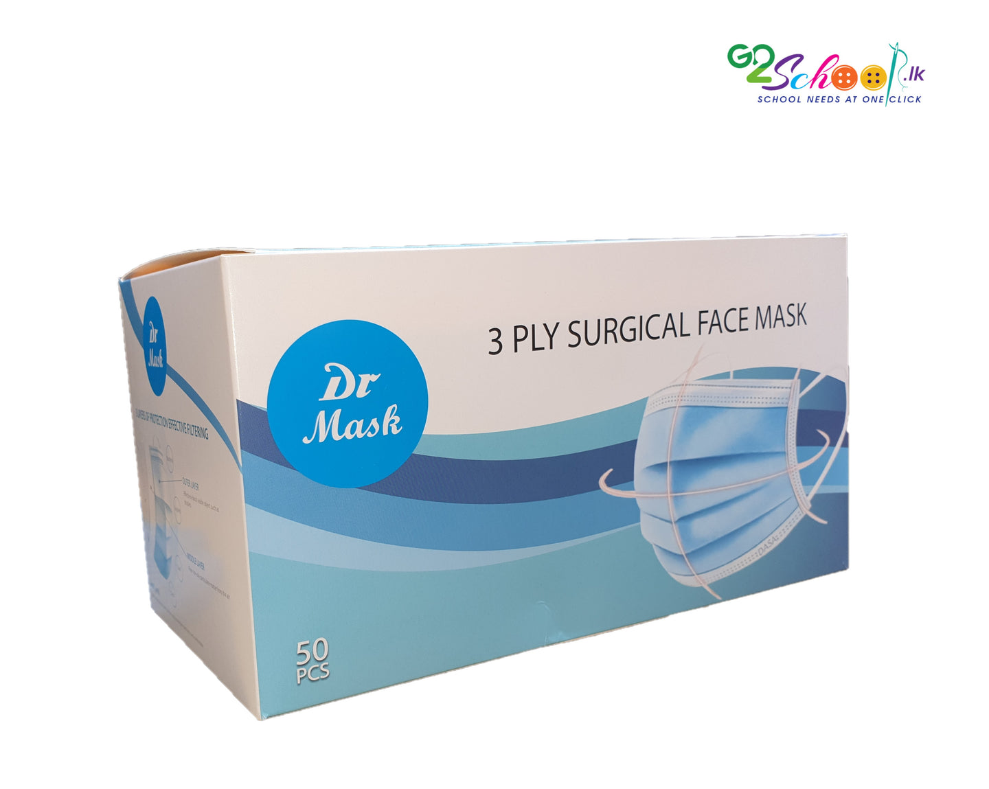 Dr.Mask - 3 PLY Surgical Face Mask Box