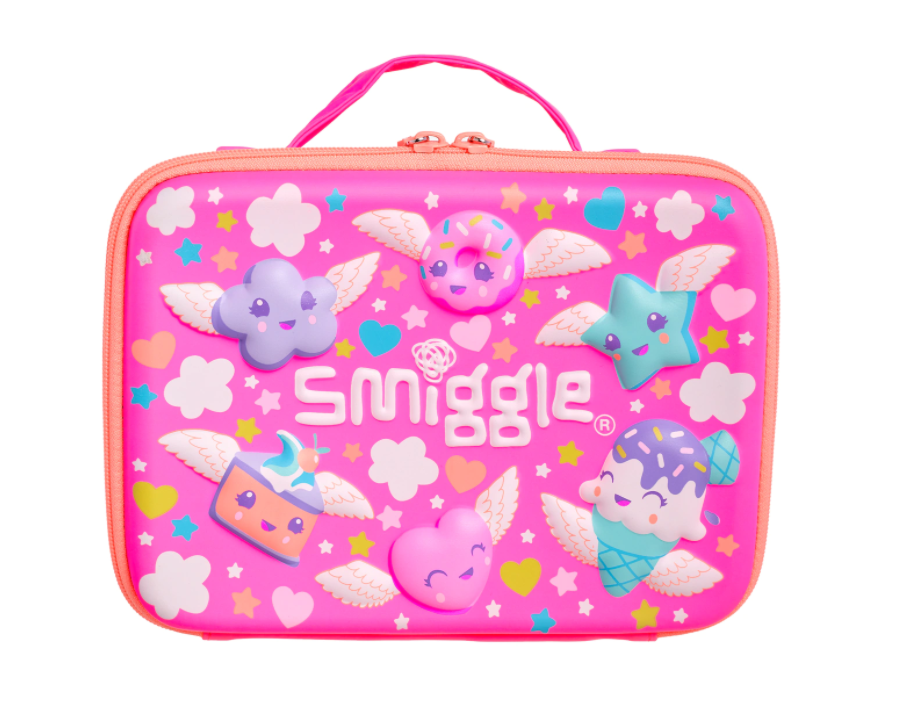 Times Hardtop Square Lunchbox - Pink